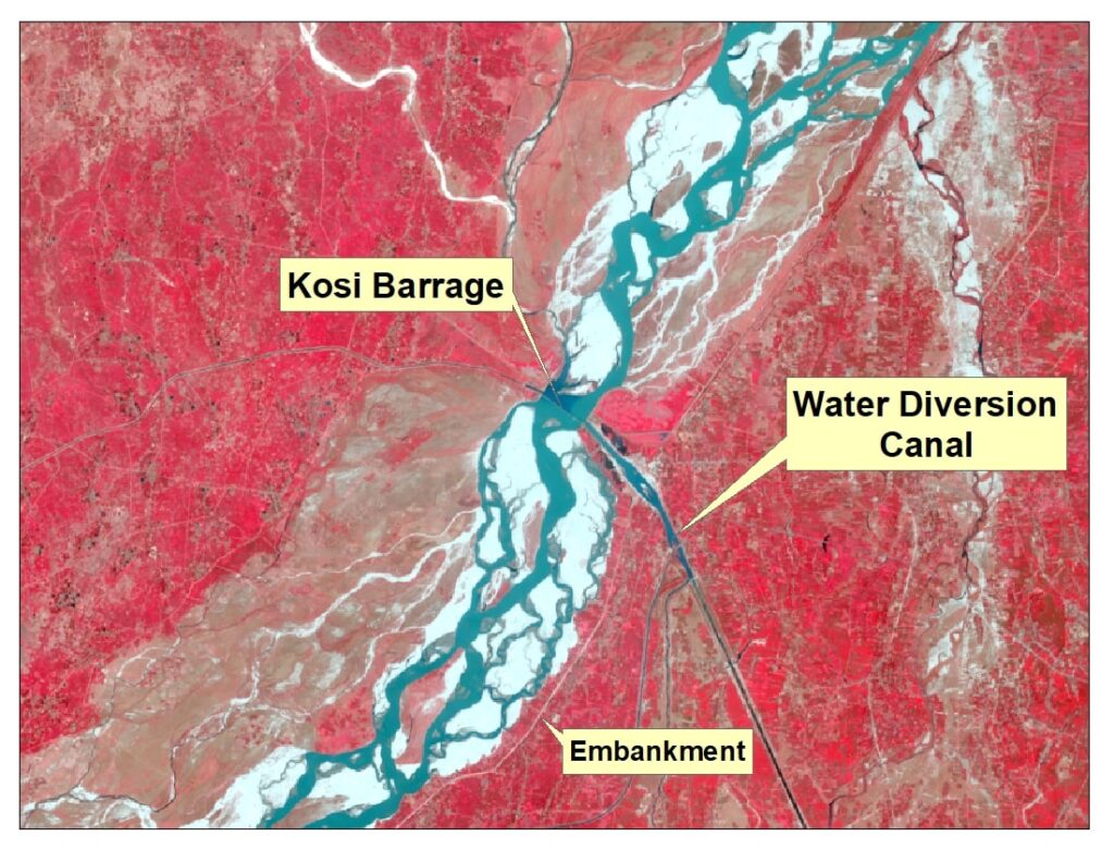 Kosi River Barrage